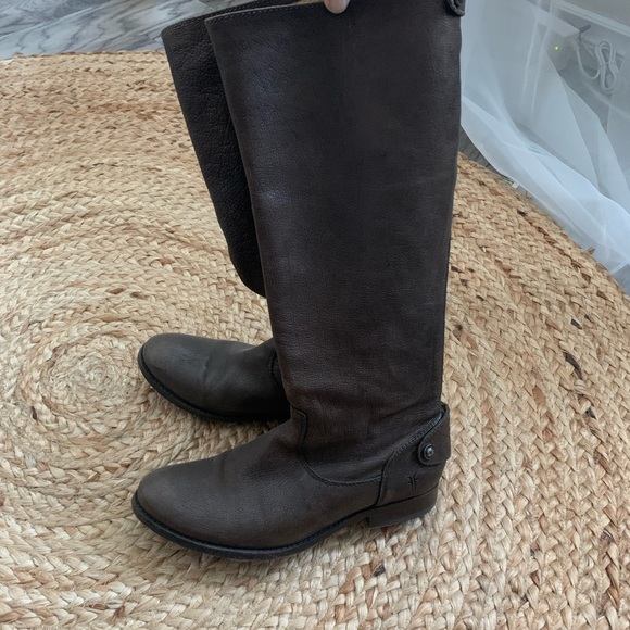 [SOLD] Frye Melissa button back boots - Picture 4 of 8